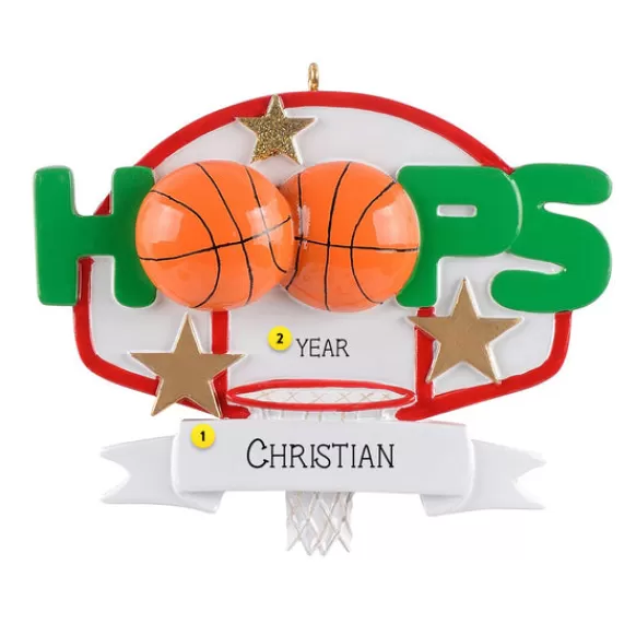 Cheap Rudolph & Me Personalized "Hoops" Basketball Ornament