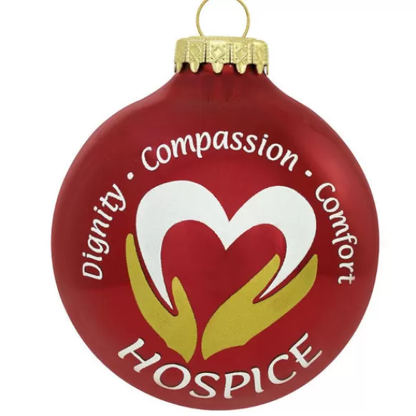 Cheap Bronners Personalized Hospice Glass Bulb Ornament