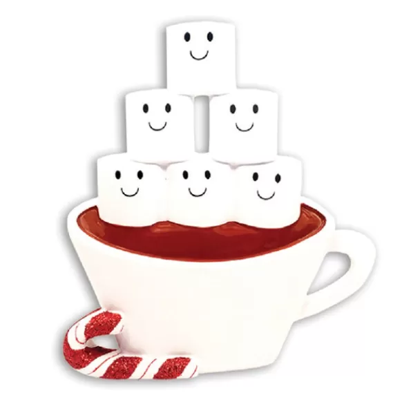 Cheap Personalized Hot Cocoa Family Of 6 Table Top Decoration Table Tops