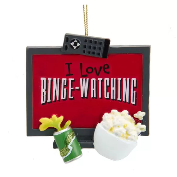 New Personalized I Love Binge-Watching Ornament Hobbies & Activities