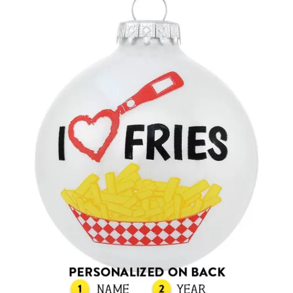 Best Bronners Personalized I Love Fries Ornament