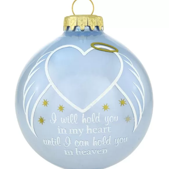 Best Sale Personalized I Will Hold You Memorial Ornament - Blue Memorial