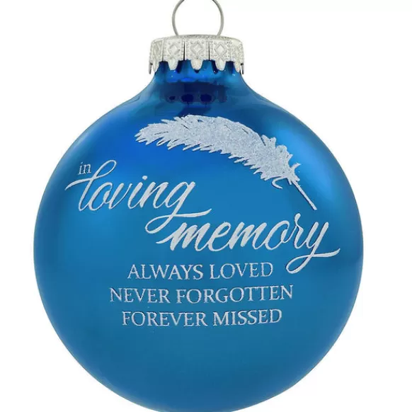 Cheap Personalized In Loving Memory Memorial Glass Bulb Ornament Memorial