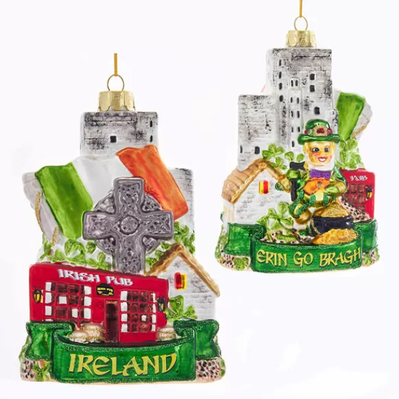 Hot Kurt Adler Personalized Ireland Ornament-Glass