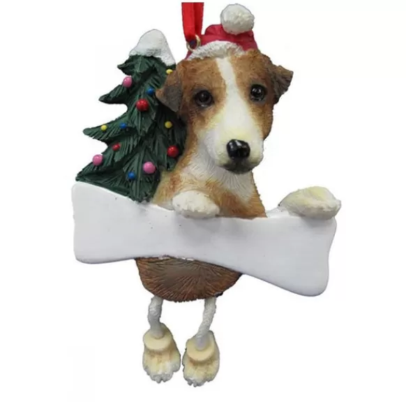 Clearance E & S Imports Personalized Jack Russell Dog Ornament