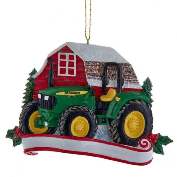 Cheap Personalized John Deere™ 5075 With Barn Ornament Horse & Farm