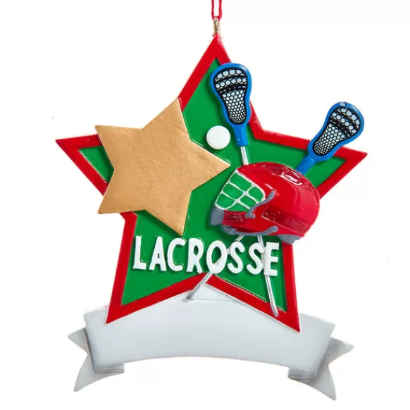 Best Kurt Adler Personalized Lacrosse Star Ornament