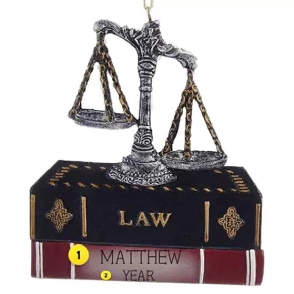 Shop Kurt Adler Personalized Lawyer Ornament