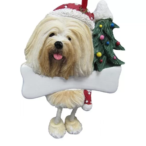 Flash Sale E & S Imports Personalized Lhasa Apso Dog Ornament