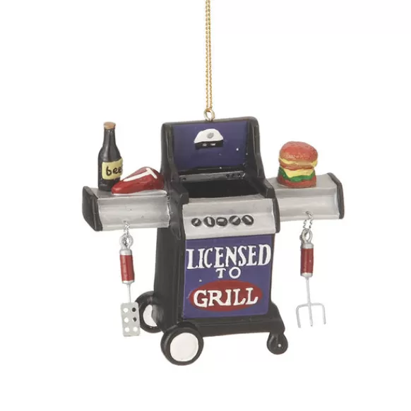 Clearance Personalized Licensed To Grill Ornament Household