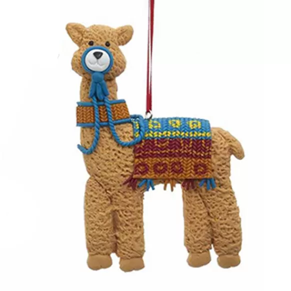 Shop Kurt Adler Personalized Llama With Blanket Ornament