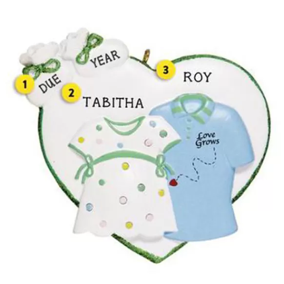 Cheap Personalized Love Grows Parents To Be Ornament Expecting & New Family