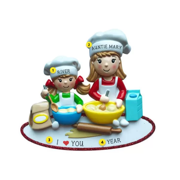 Fashion PolarX Personalized Making Cookies Ornament