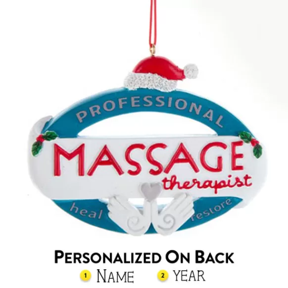 Flash Sale Kurt Adler Personalized Massage Therapist - Healing Hands Ornament