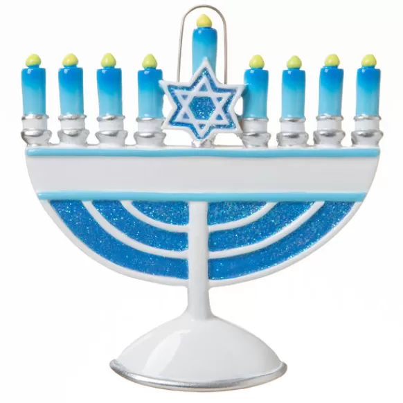 Cheap Personalized Menorah Ornament Angels & Religious