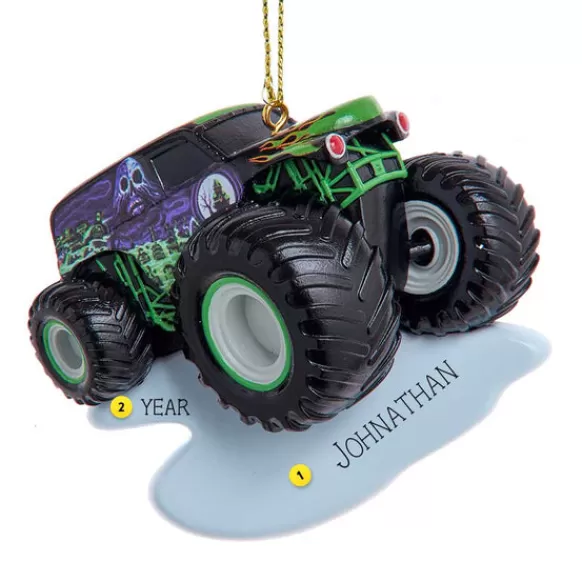 Shop Personalized Monster Jam® Grave Digger Ornament Licensed Characters