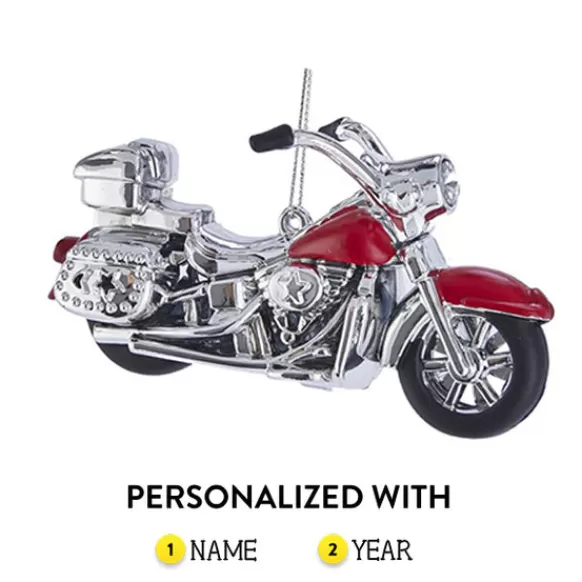 Best Sale Personalized Motorcycle Ornament - Red Transportation