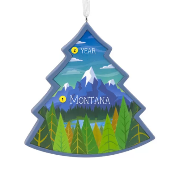 Online Hallmark Personalized Mountain Scene Ornament