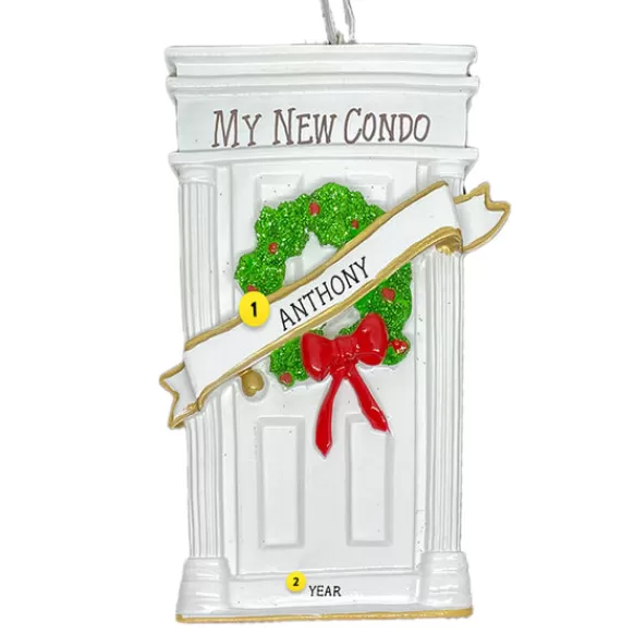 Discount Personalized My New Condo Door Ornament Home & Housewarming