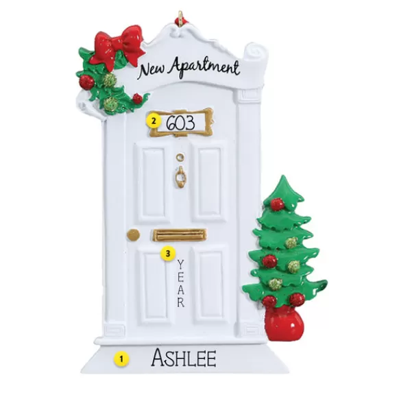 Cheap Personalized New Apartment White Door Ornament Home & Housewarming