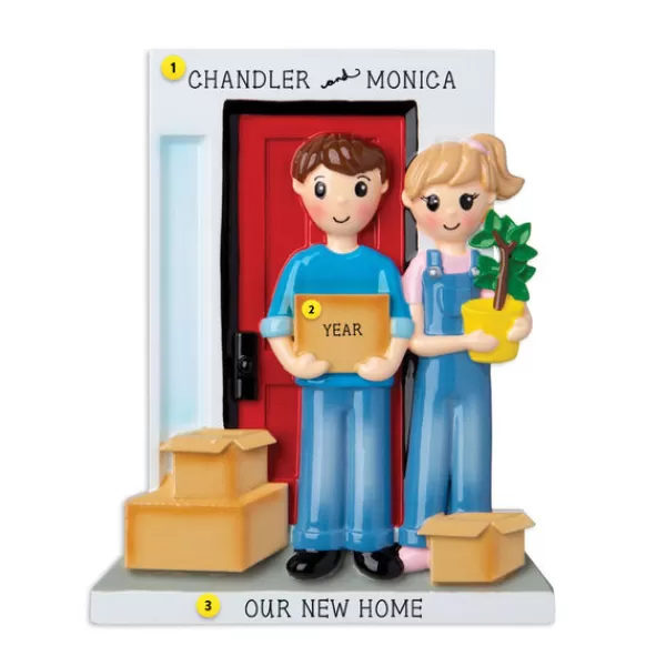 Discount Personalized New Home Couple Ornament Home & Housewarming