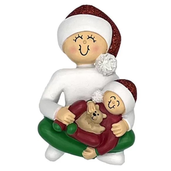 Cheap Personalized New Mom With Baby Ornament Expecting & New Family