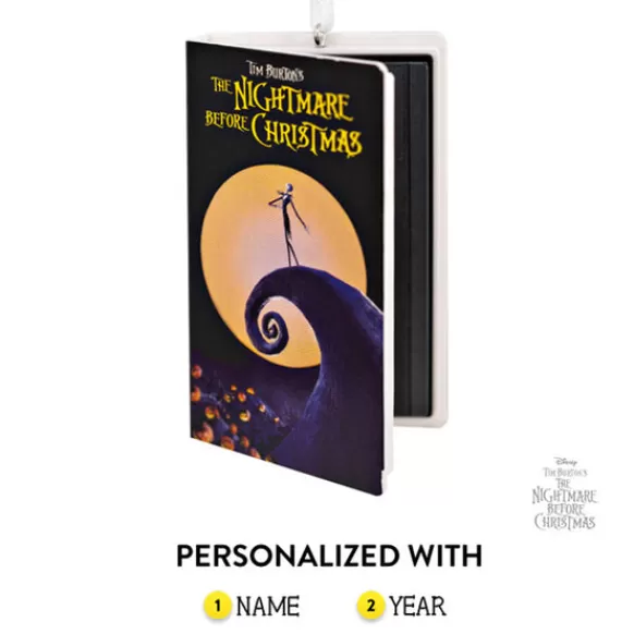 Cheap Personalized Nightmare Before Christmas™ - Vhs Tape Ornament Halloween