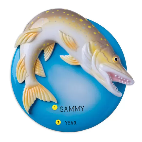 Flash Sale Personalized Northern Pike Ornament Fish & Reptile