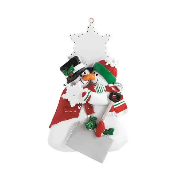 Discount Personalized Nose Kisses Snowman Couple Ornament Couples