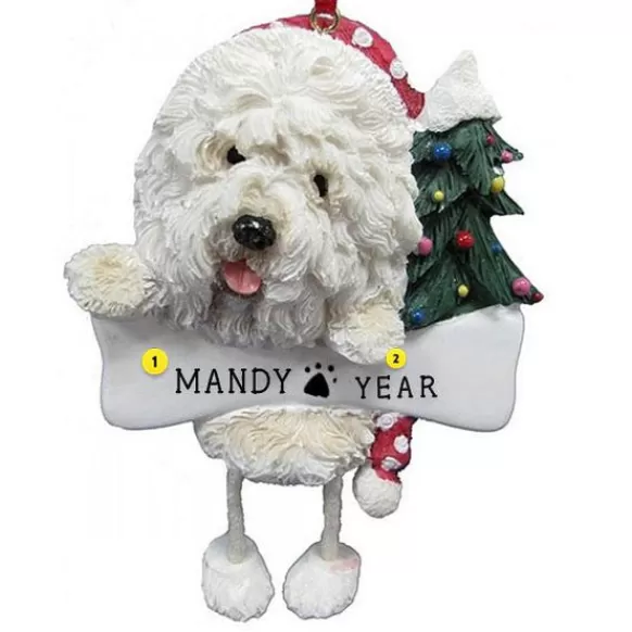 Outlet E & S Imports Personalized Old English Sheep Dog Ornament