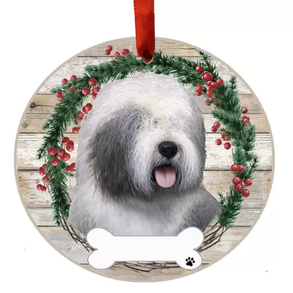 Hot E & S Imports Personalized Old English Sheepdog Ornament