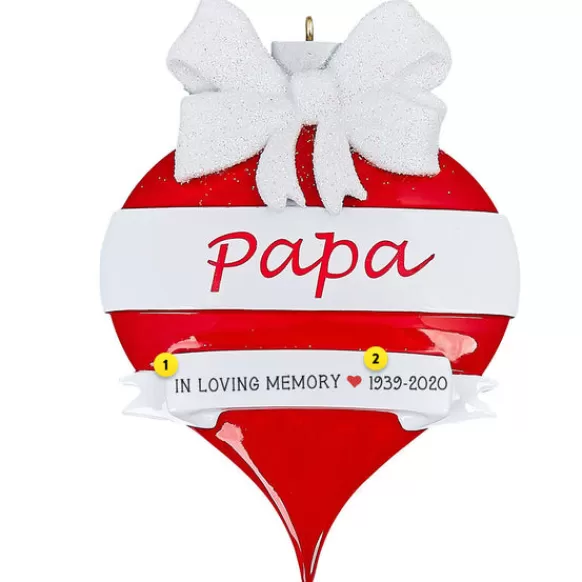 Sale Personalized Papa Ornament Family Members