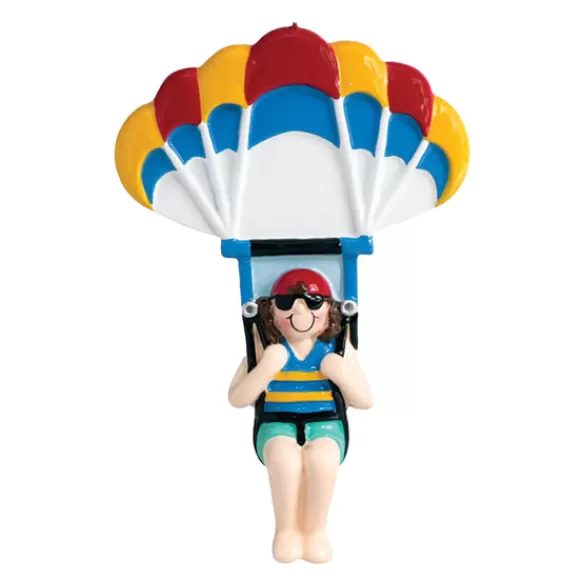 Shop Rudolph & Me Personalized Parasailing Girl Ornament