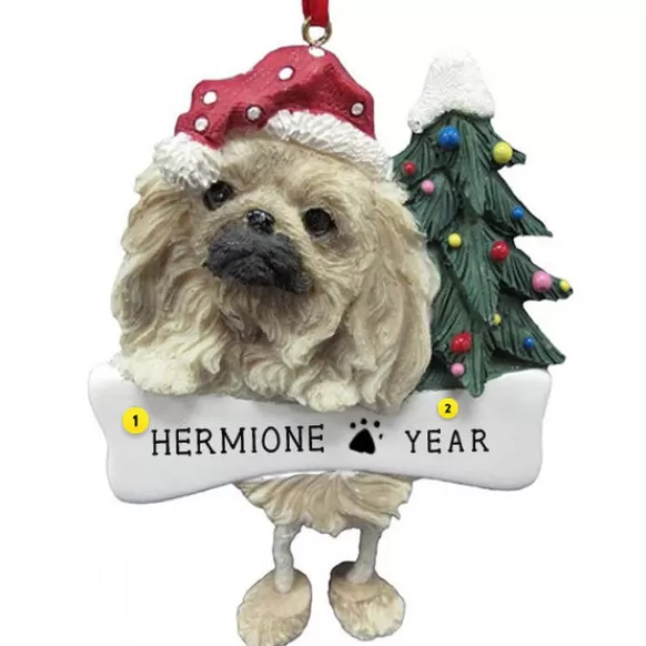 Cheap E & S Imports Personalized Pekingese Dog Ornament