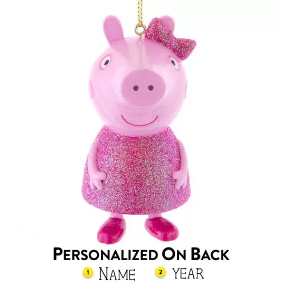 Cheap Personalized Peppa Pig™ Pink Dress Ornament Licensed Characters