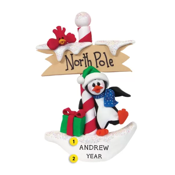 Cheap Rudolph & Me Personalized Petey At The North Pole Ornament