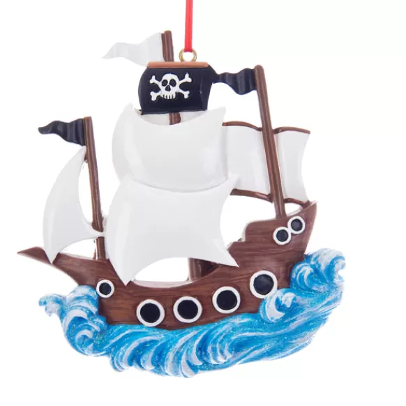 Cheap Personalized Pirate Ship Ornament Kids