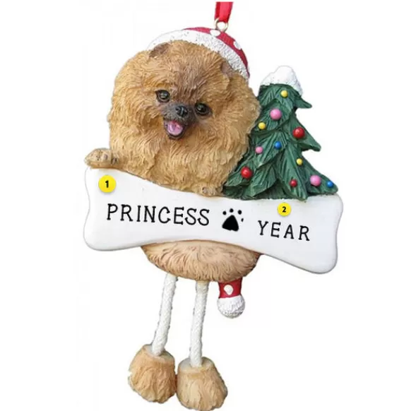 Store E & S Imports Personalized Pomeranian Dog Ornament