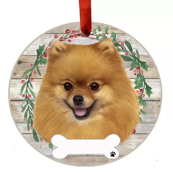 Clearance E & S Imports Personalized Pomeranian Ornament