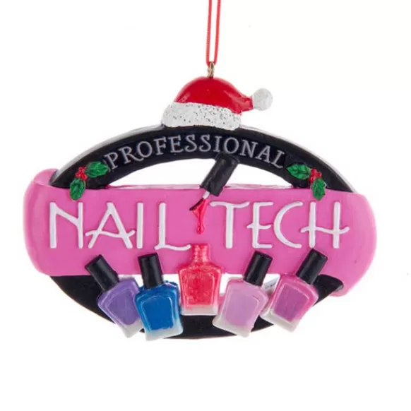 Clearance Kurt Adler Personalized Professional Nail Technician Ornament