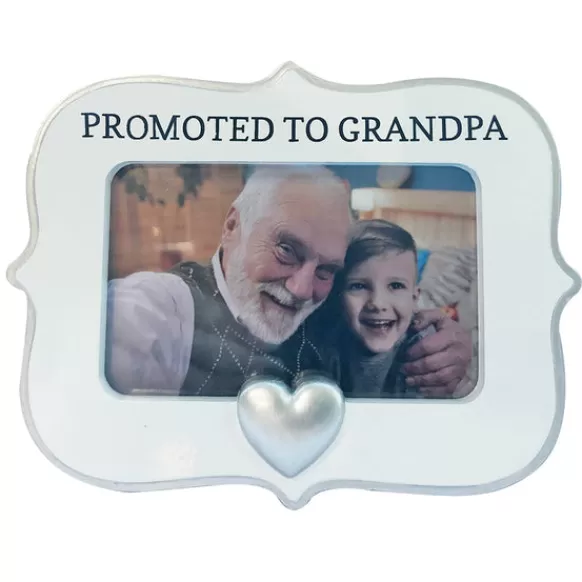 Best Sale Personalized Promoted To Grandpa Frame Ornament Expecting & New Family