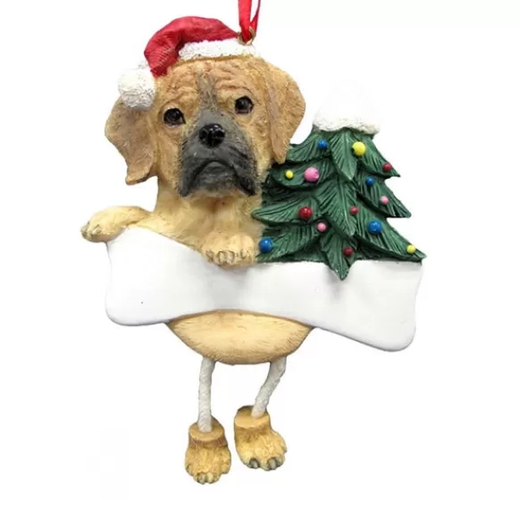 Discount E & S Imports Personalized Puggle Dog Ornament