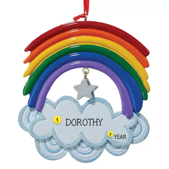 Flash Sale Personalized Rainbow Ornament For Her