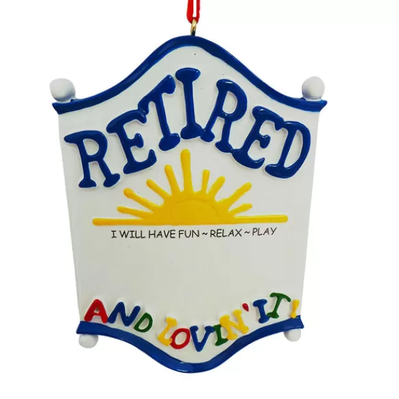 Flash Sale Personalized Retired And Lovin' It Ornament Milestones & Special Occasions