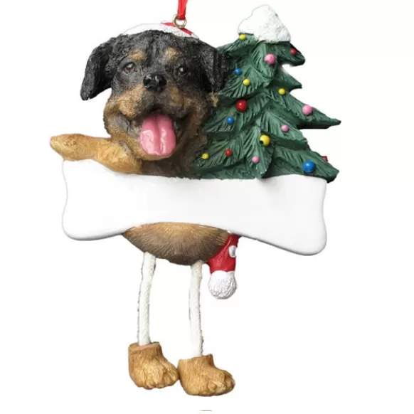 Discount E & S Imports Personalized Rottweiler Dog Ornament