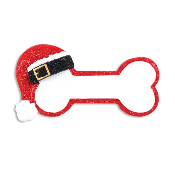 Sale PolarX Personalized Santa Dog Bone Ornament