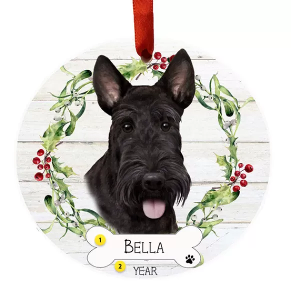 Fashion E & S Imports Personalized Scottish Terrier Ornament