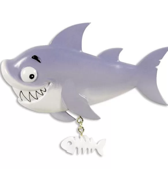 Hot Personalized Shark Smiling Ornament Fish & Reptile