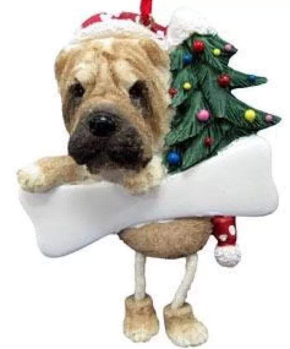 Hot E & S Imports Personalized Sharpei Dog Ornament