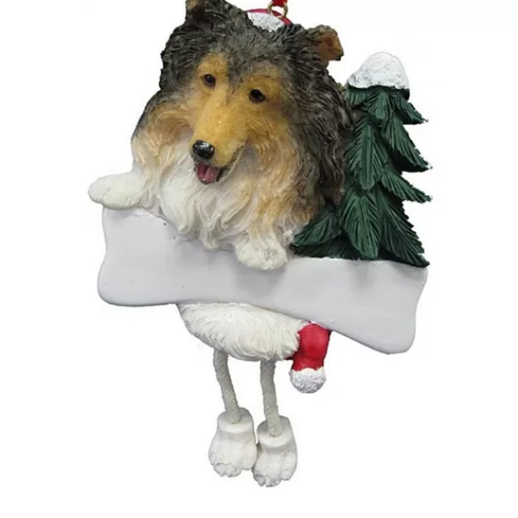 Shop E & S Imports Personalized Sheltie Dog Ornament